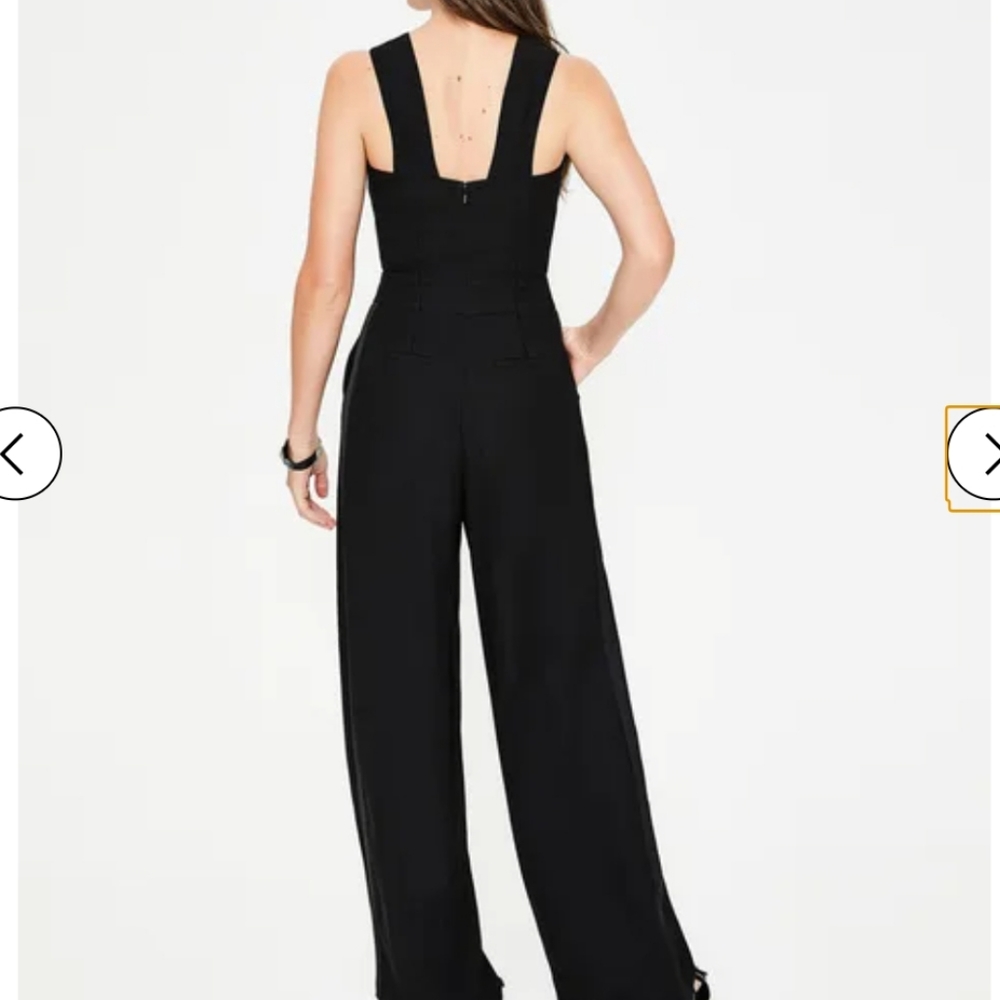 Boden Hexham Jumpsuit in black - Picture 3 of 11